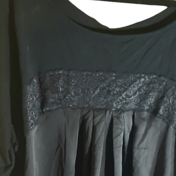 Lane Bryant long sleeve  black top womens 26-28 or 4x - Picture 5 of 6